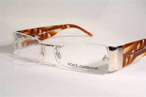 brillengestell dolce gabbana frauen|dolce and gabbana rimless glasses.